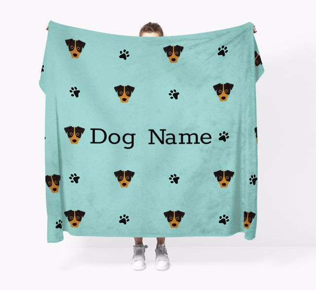 'Paw Pattern' - Personalized {breedFullName} Blanket